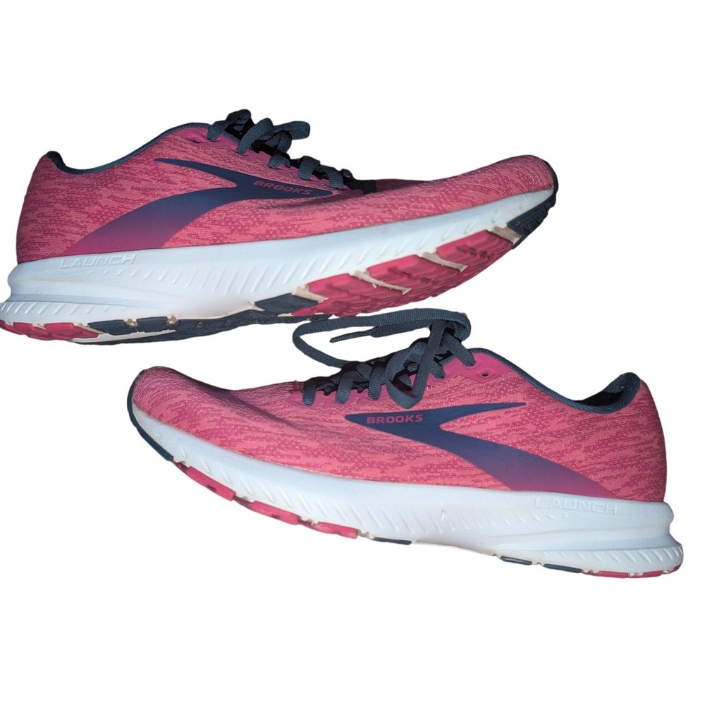 Brooks‎ Launch 7 Womens Running Shoes Pink Blue Speed Neutral Sneakers